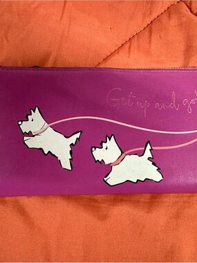 RADLEY LONDON Pink Dog Print Large Bi-fold Wallet